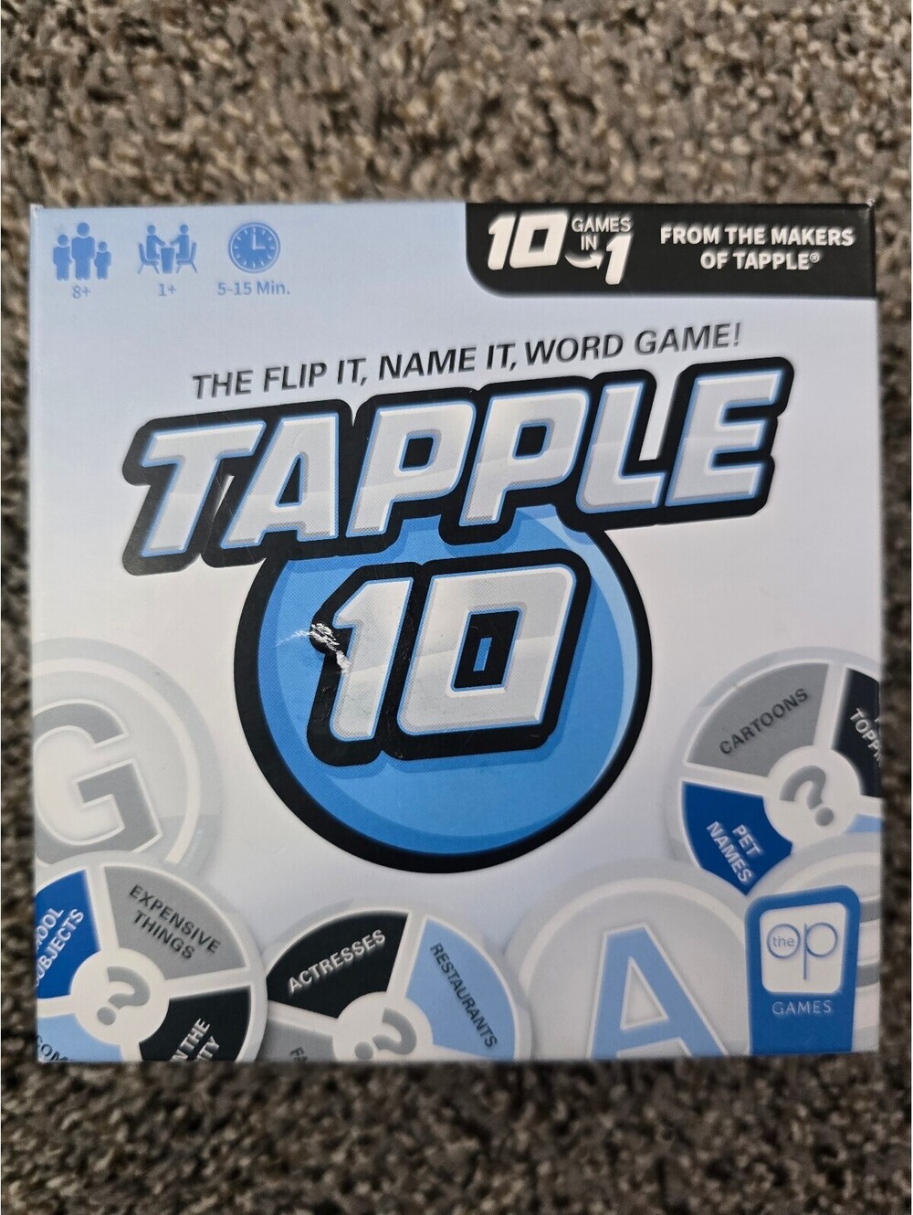 Tapple 10 Word Game 10 Games in 1 Quick Thinking Card Game Family Party USAopoly